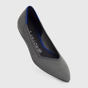 EUC Rothy's "The Point" in Cloud Grey Birdseye